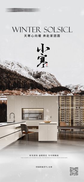 家居小寒海报