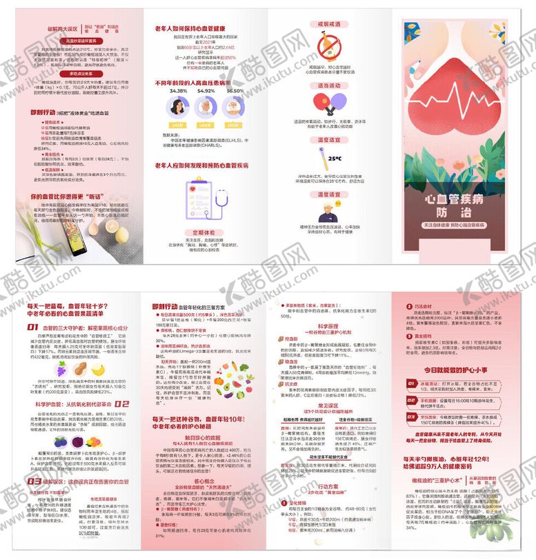编号：87407604250046255250【酷图网】源文件下载-心血管折页
