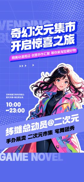 二次元活动海报