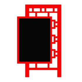 小品公园异形展板