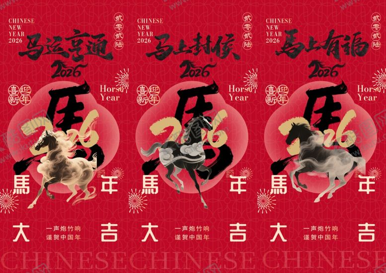 编号：94457704021722269277【酷图网】源文件下载-马年