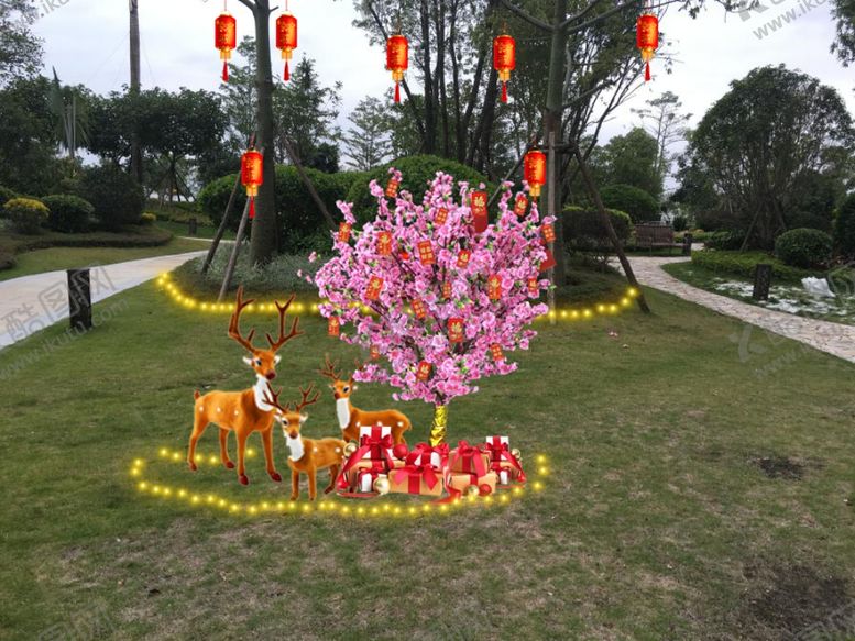 编号：65321306260154363780【酷图网】源文件下载-新年布置