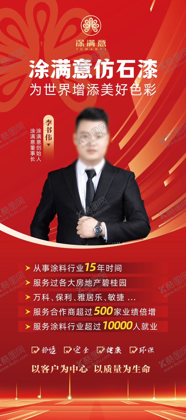 编号：62932302031729007600【酷图网】源文件下载-人物简介易拉宝展架