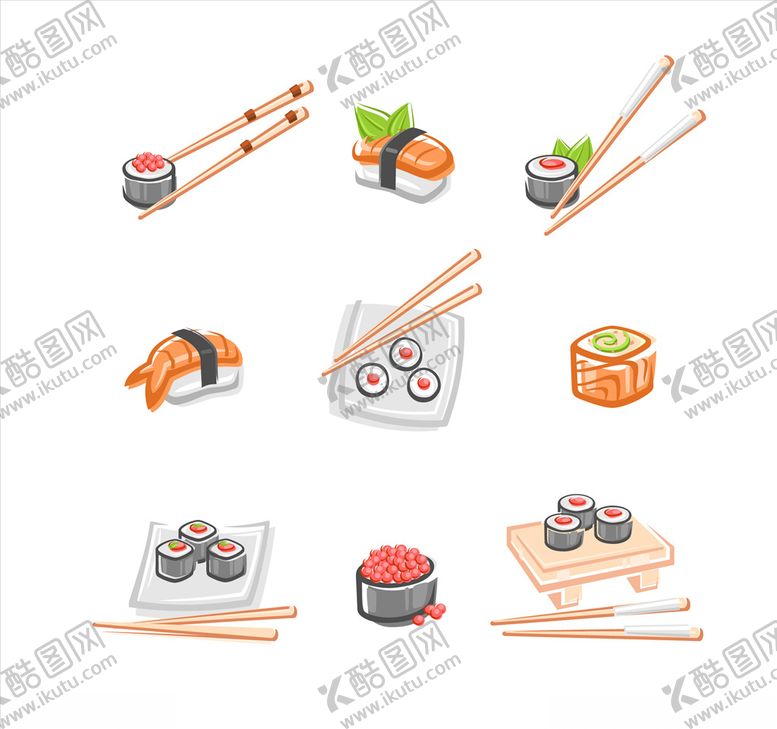 编号：69689806240842206947【酷图网】源文件下载-寿司