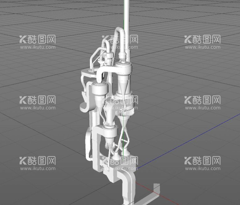 编号：93685611130036421941【酷图网】源文件下载-C4D模型工厂设备