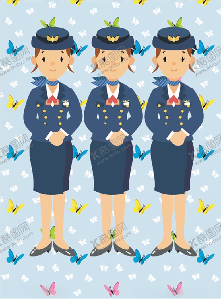 编号：53646909200754005396【酷图网】源文件下载-空姐