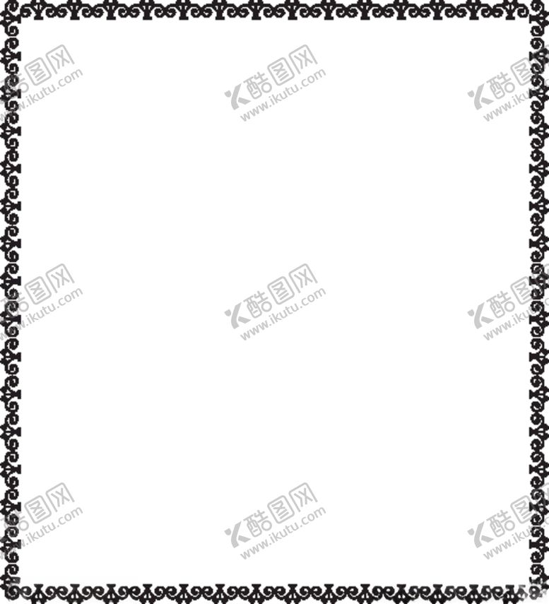 编号：89574807060522033311【酷图网】源文件下载-花纹边框