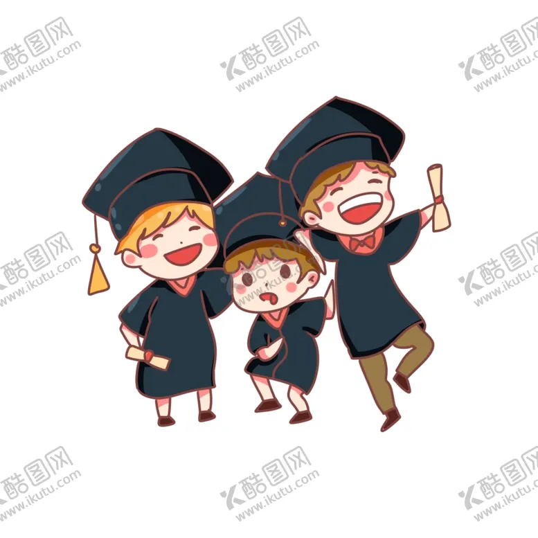 编号：75234203151728546396【酷图网】源文件下载-毕业季合照插画