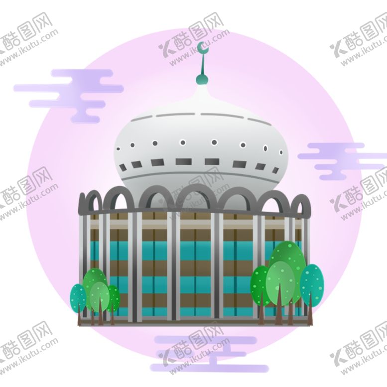 编号：43818102172306344313【酷图网】源文件下载-彩色卡通手绘城市地标