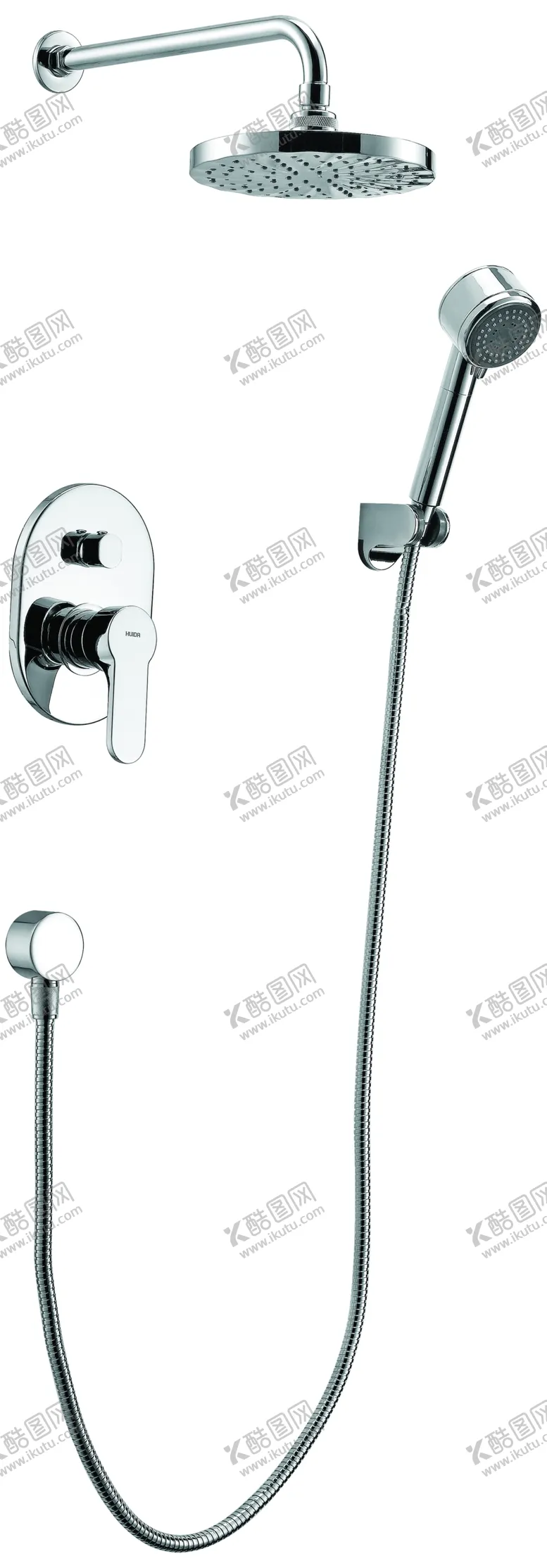 编号：44910502130100083093【酷图网】源文件下载-冲洗阀配件