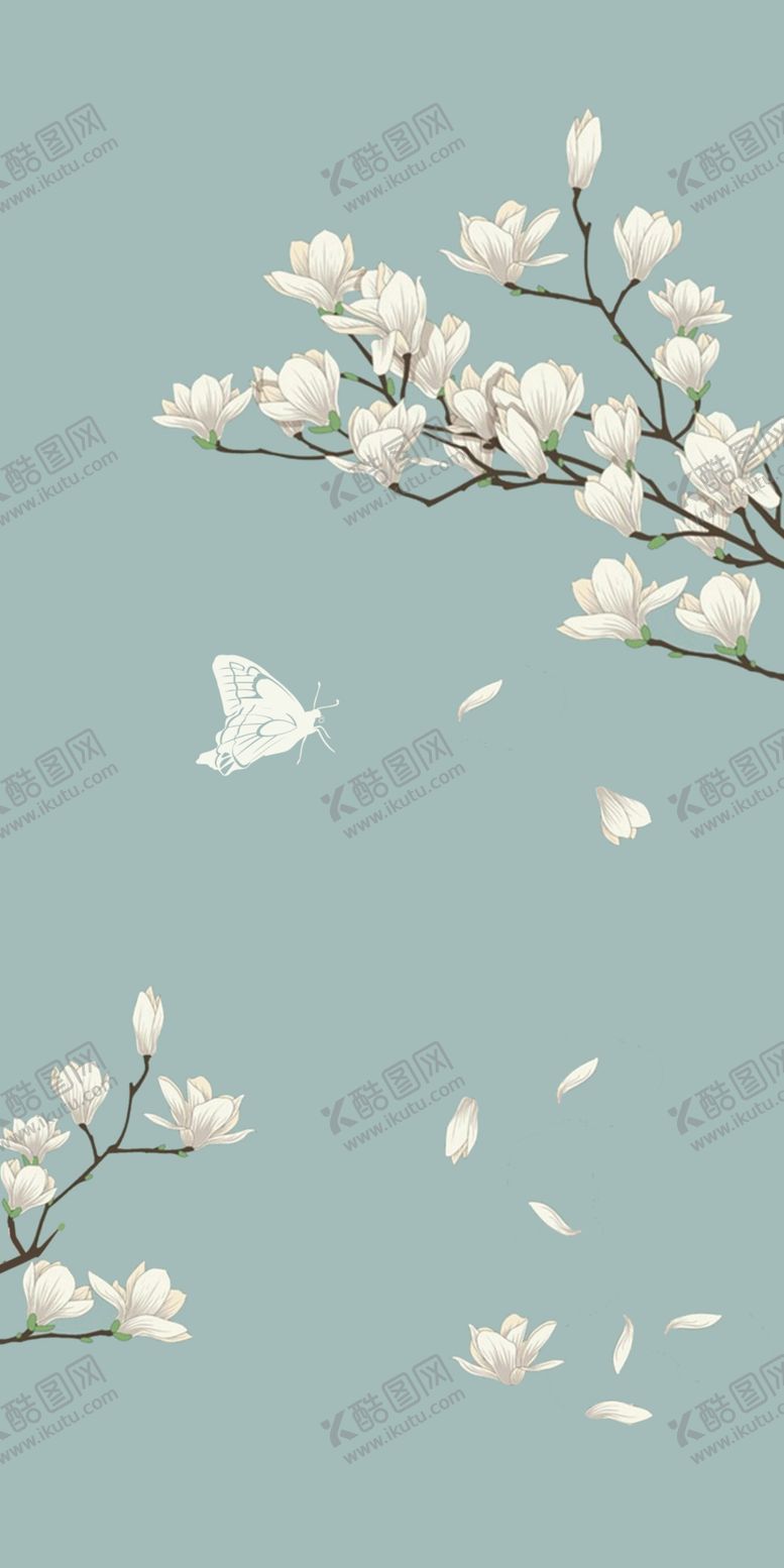 编号：90467909242324203452【酷图网】源文件下载-玉兰花壁纸