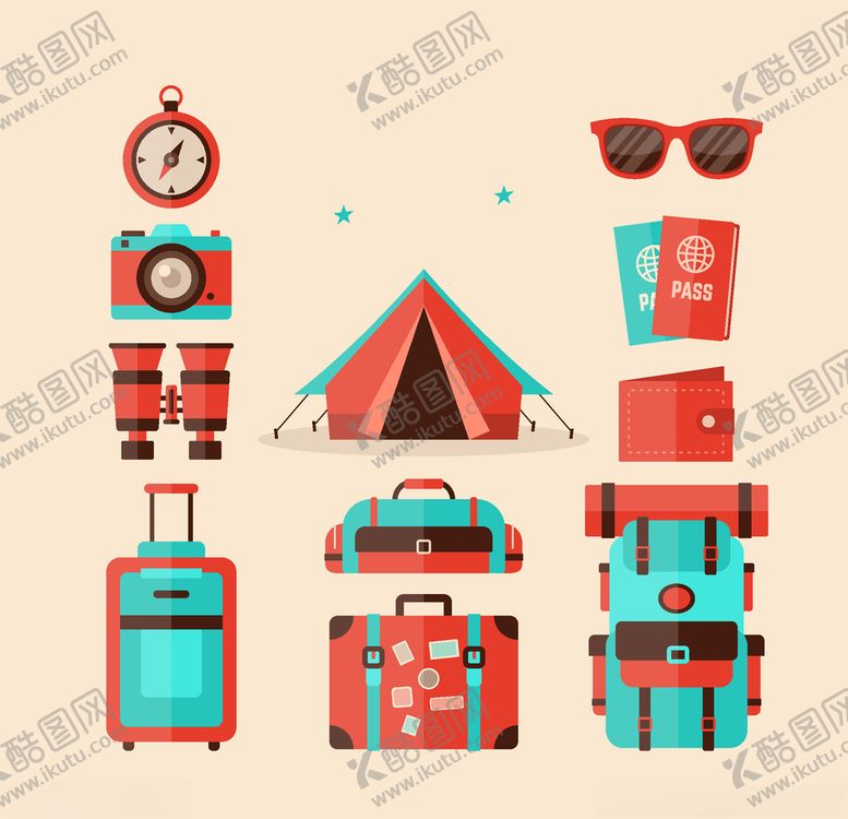 编号：68572609251154299565【酷图网】源文件下载-旅行元素