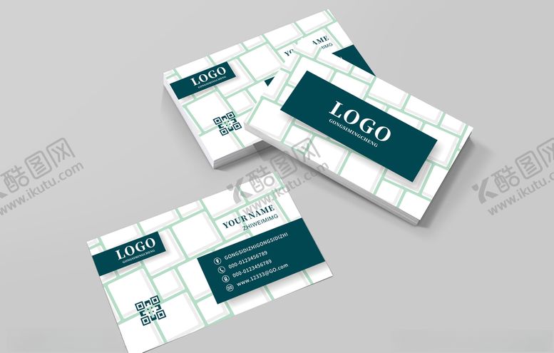 编号：28666709131934397279【酷图网】源文件下载-蓝色个性名片