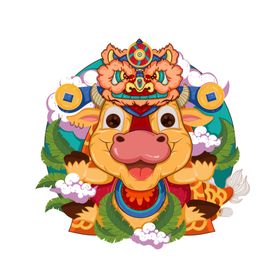 卡通牛形象
