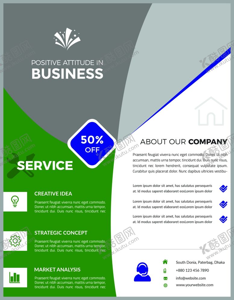 编号：99723809211343253703【酷图网】源文件下载-创意国外单页