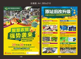 地产农贸市场DM宣传单