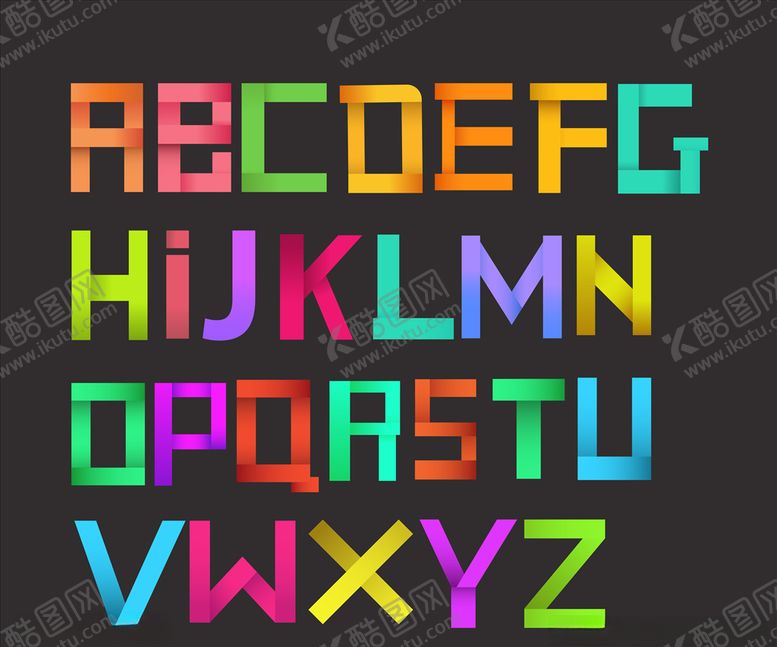 编号：44111409190755362808【酷图网】源文件下载-立体字母