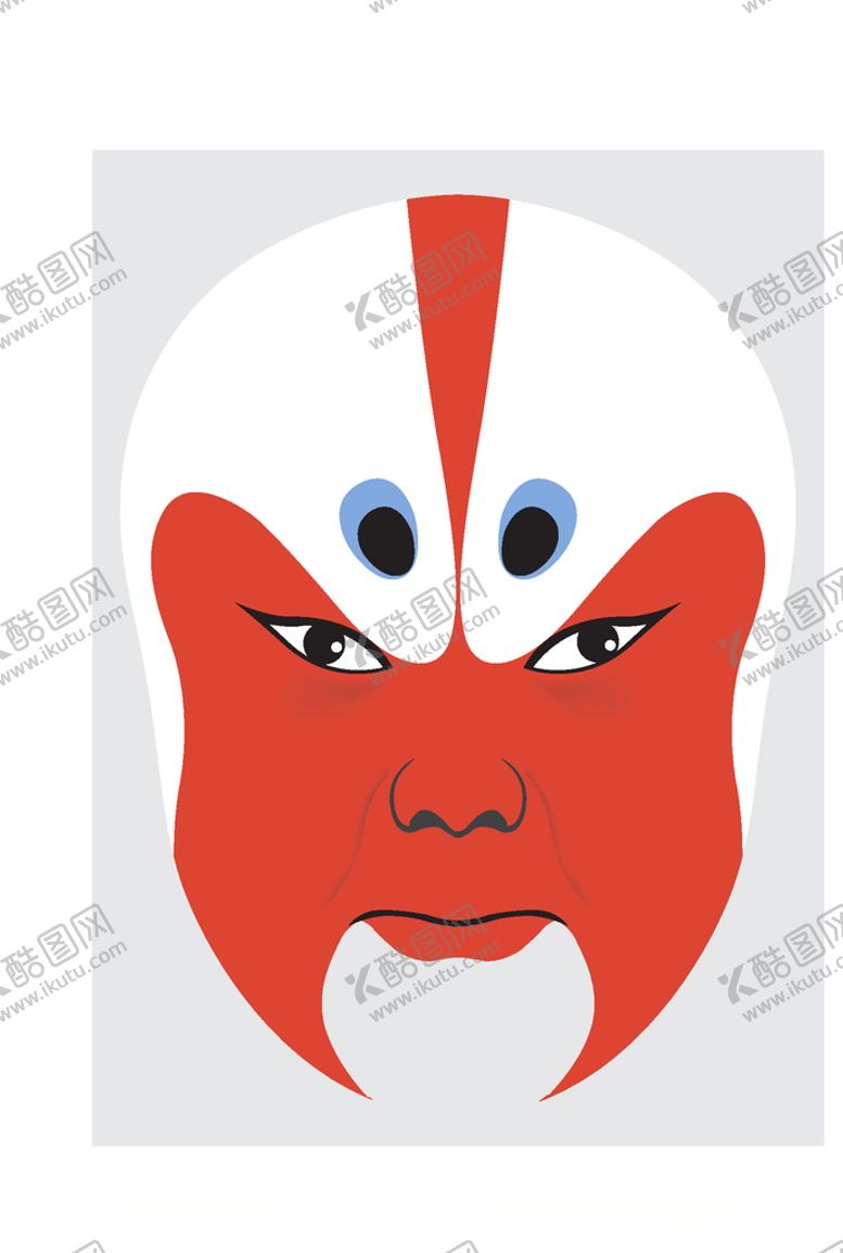 编号：28564810210710579968【酷图网】源文件下载-中国风传统京剧脸谱
