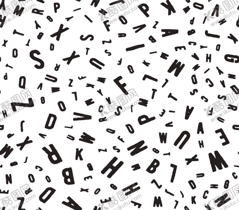 编号：95140804142112547655【酷图网】源文件下载-字母数字随机排列背景图