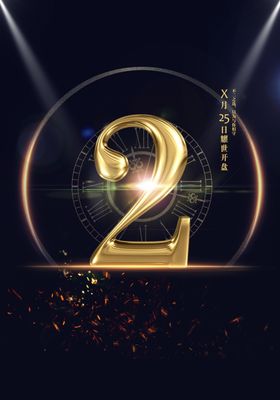 开业倒计时2天海报