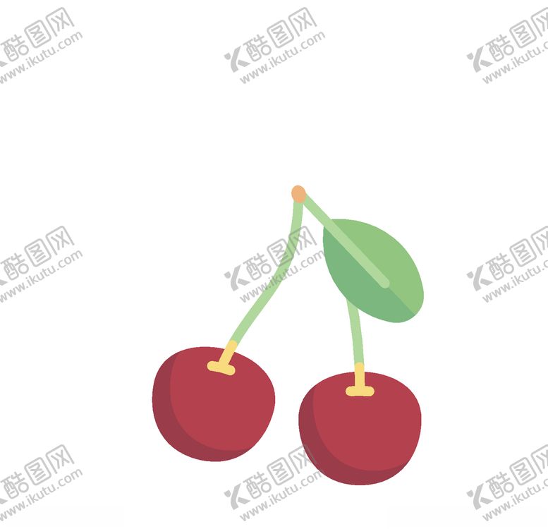 编号：80345503141720303966【酷图网】源文件下载-卡通樱桃