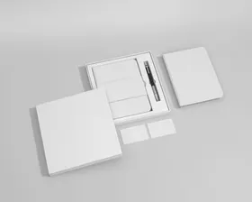 VI样机办公用品台历企业工作证