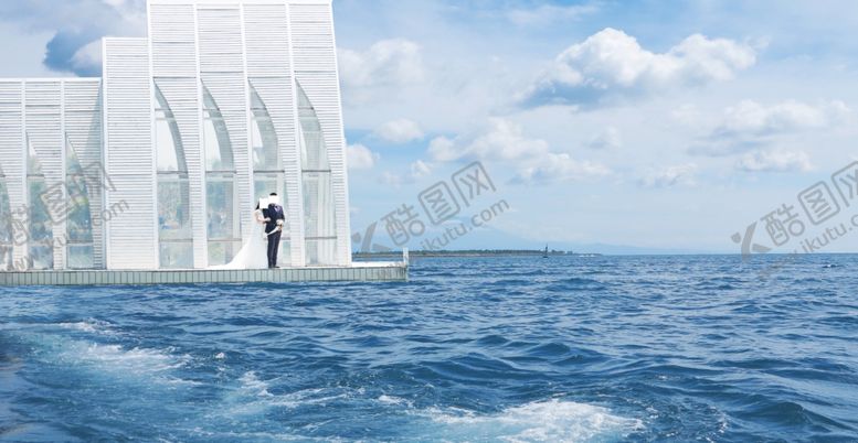 编号：58767209231205066321【酷图网】源文件下载-婚纱照海边抠图素材