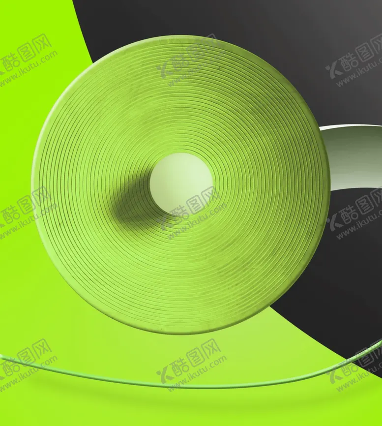 编号：66638901170657378454【酷图网】源文件下载-白球圆盘绿色艺术挂画装饰画