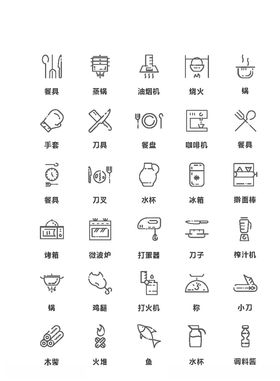 厨房矢量图