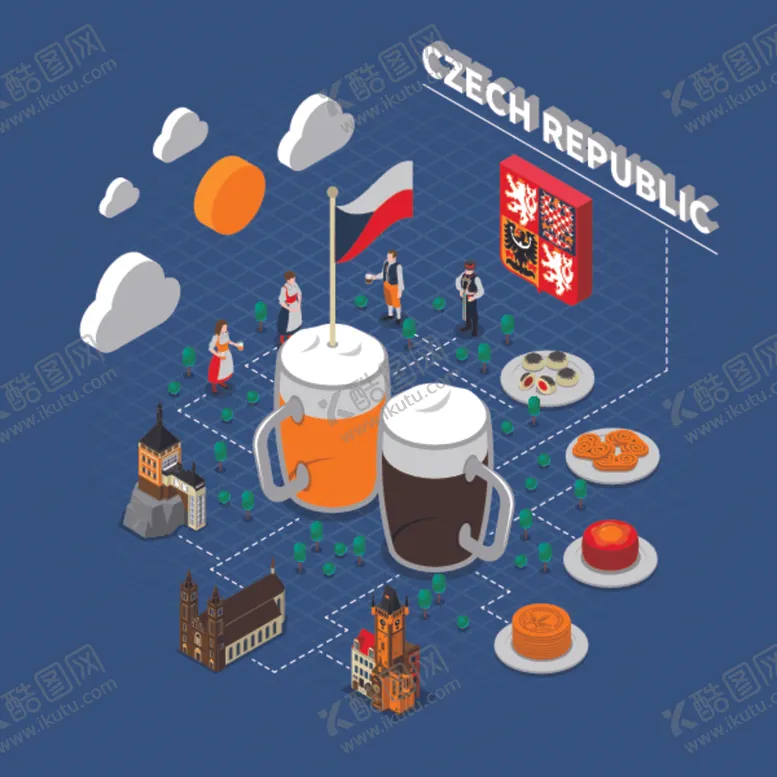 编号：86366305172000131345【酷图网】源文件下载-等距视角插画