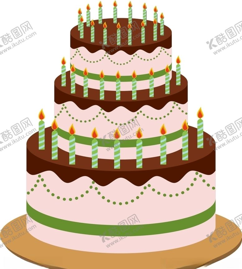 编号：37251611010728475428【酷图网】源文件下载-生日蛋糕