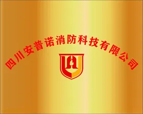 铜牌金色消防子