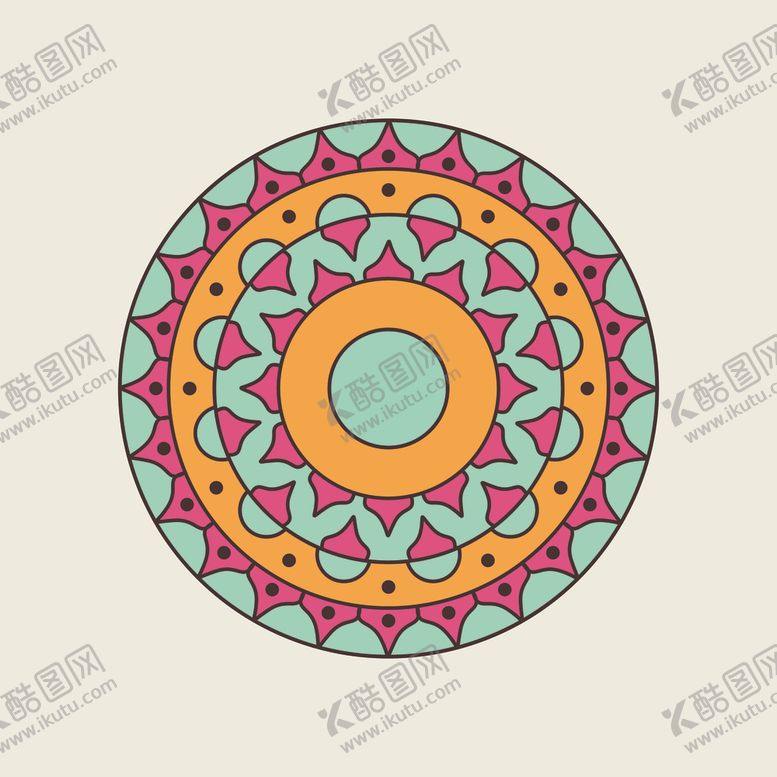 编号：77206310122245547149【酷图网】源文件下载-曼陀罗图案