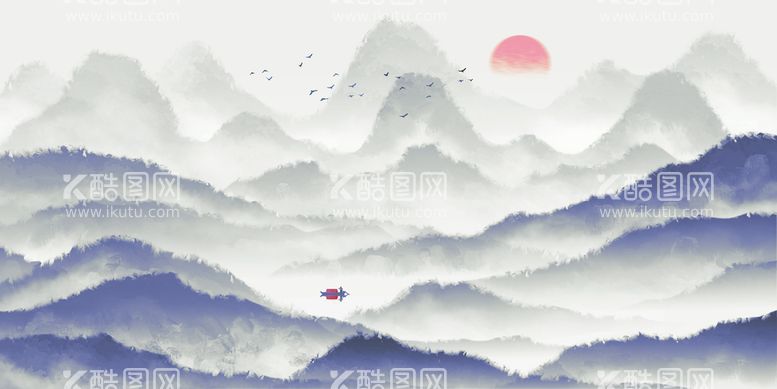 编号：62894709281522549083【酷图网】源文件下载-水墨画背景 