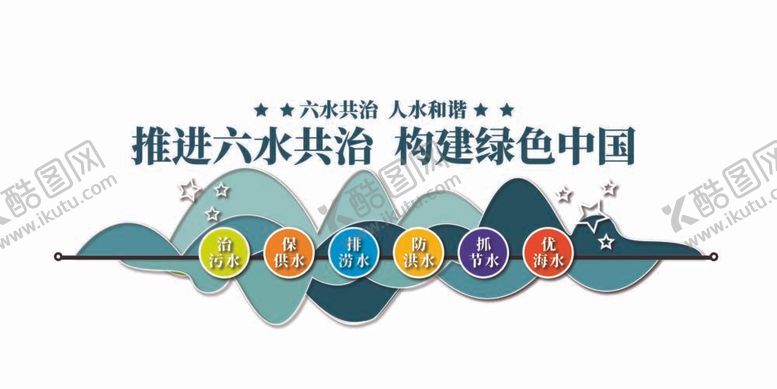 编号：35369711261647106271【酷图网】源文件下载-六水共治文化墙
