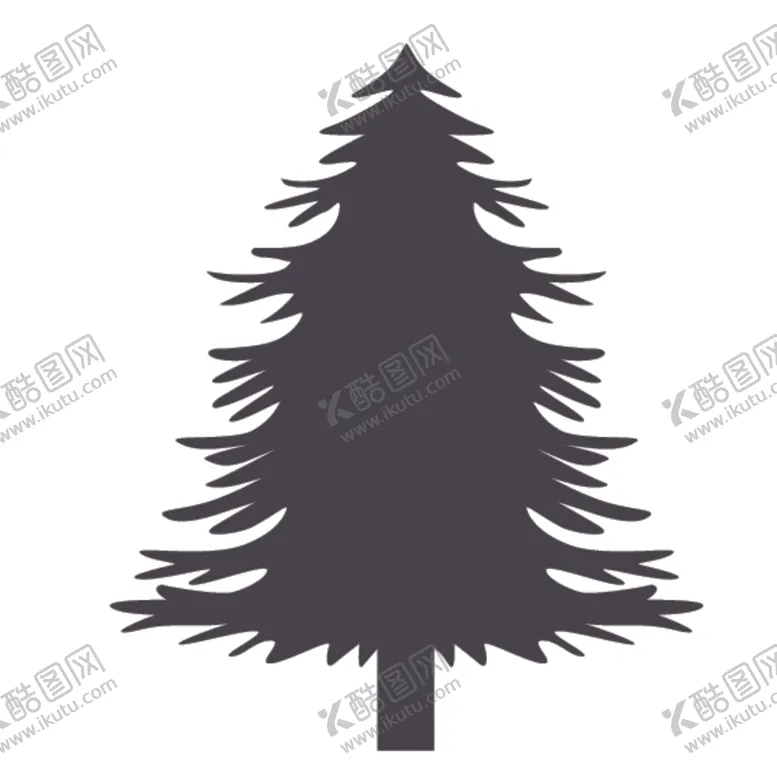 编号：43540009090350044405【酷图网】源文件下载-植物树木剪影