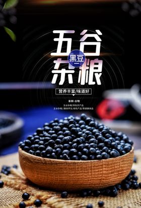 五谷杂粮美食活动宣传海报素材