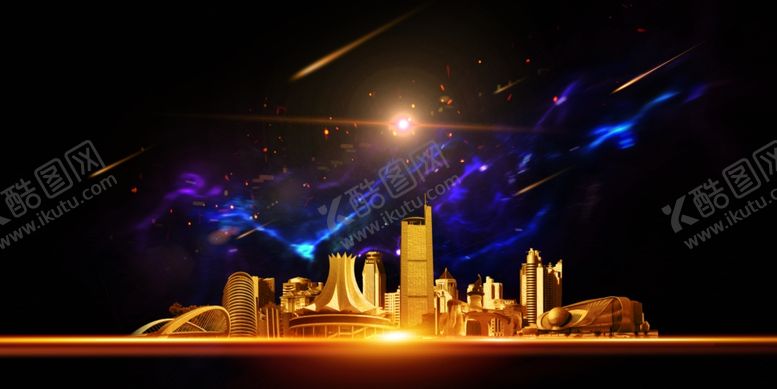 编号：57901509291056144373【酷图网】源文件下载-黑金背景