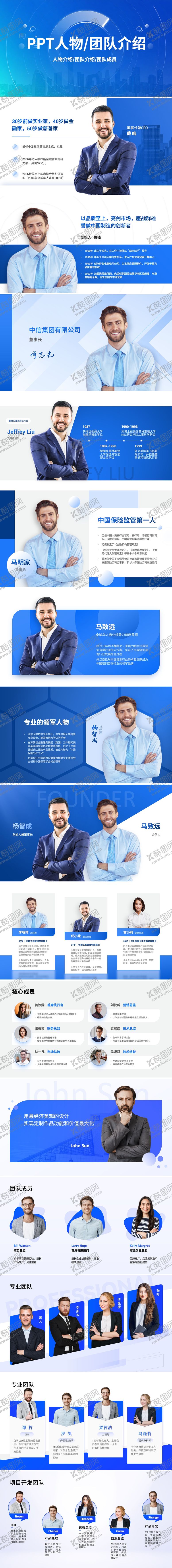 编号：12288612052049594485【酷图网】源文件下载-PPT人物介绍团队介绍PPT