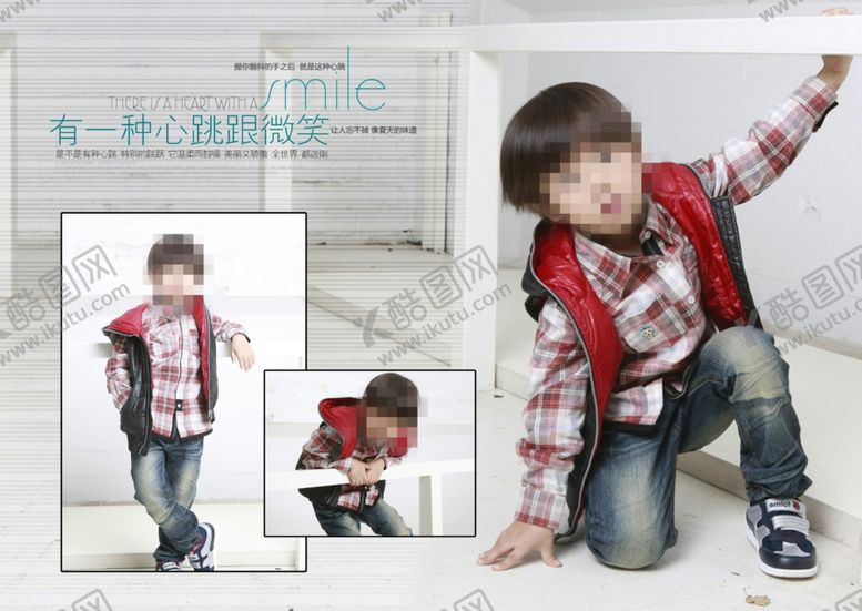 编号：15793409220052432845【酷图网】源文件下载-心跳与微笑男孩版相册模版