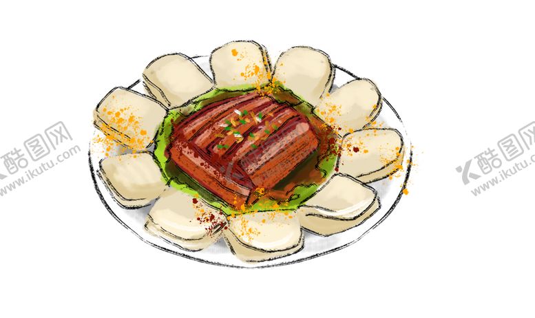 编号：21644909121224217701【酷图网】源文件下载-梅菜扣肉