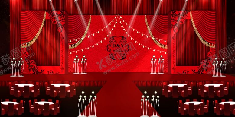 编号：65718010091500589503【酷图网】源文件下载-红色喜庆婚礼喜庆主题