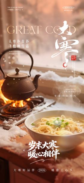 腊八节场景海报