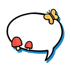 卡通边框文字学习用品小学生