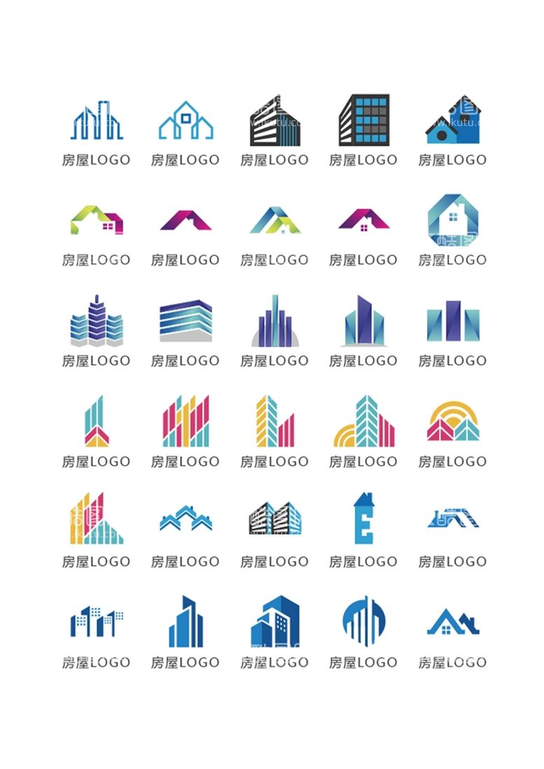 编号：34219509122358488253【酷图网】源文件下载-房产LOGO