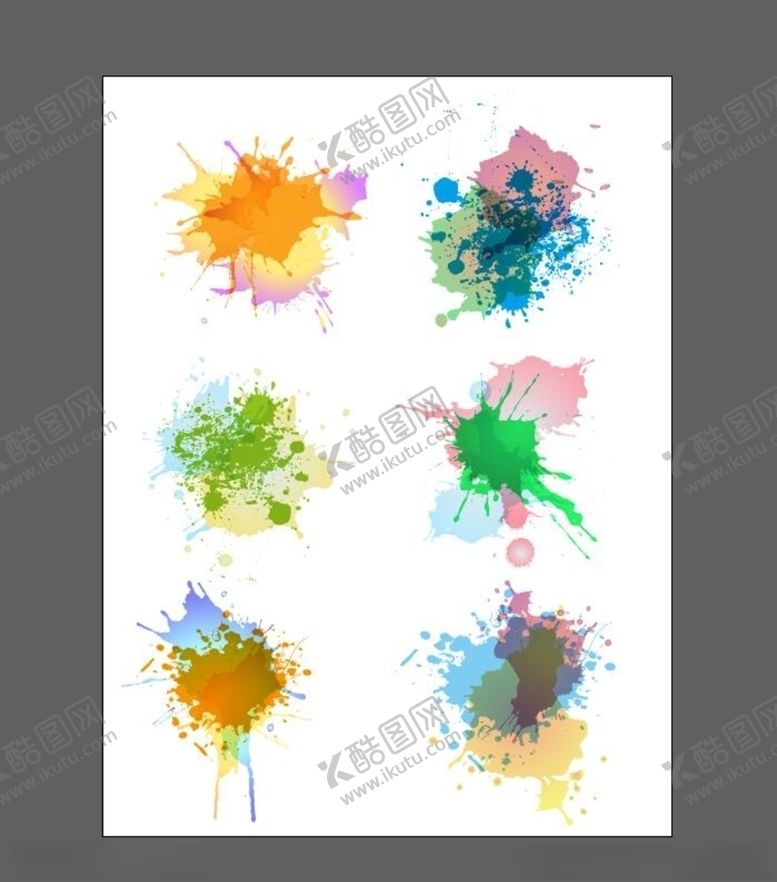 编号：57445106180825043173【酷图网】源文件下载-彩色滴墨
