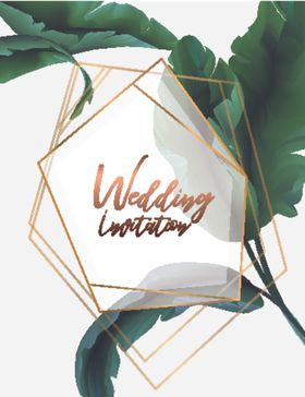 高端树叶海报设计