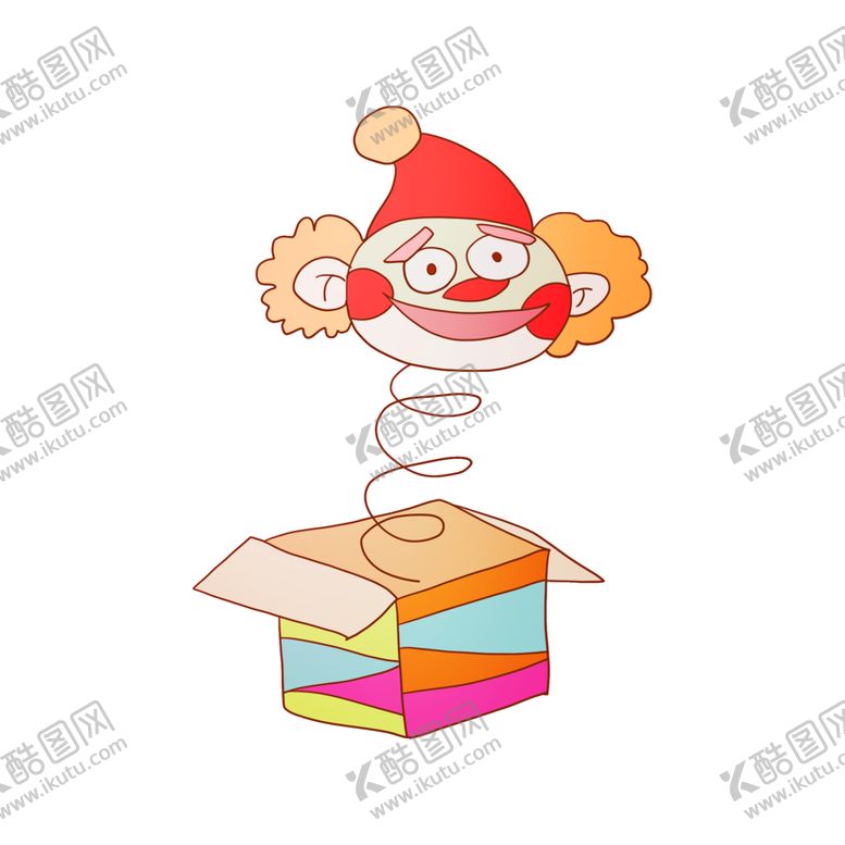 编号：56532101170033074574【酷图网】源文件下载-愚人节小丑道具插画
