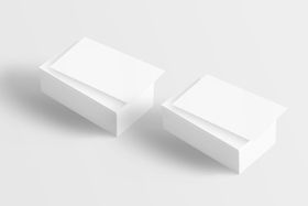 卡片名片样机logo正方形高级