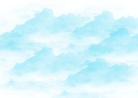  天空云彩水墨